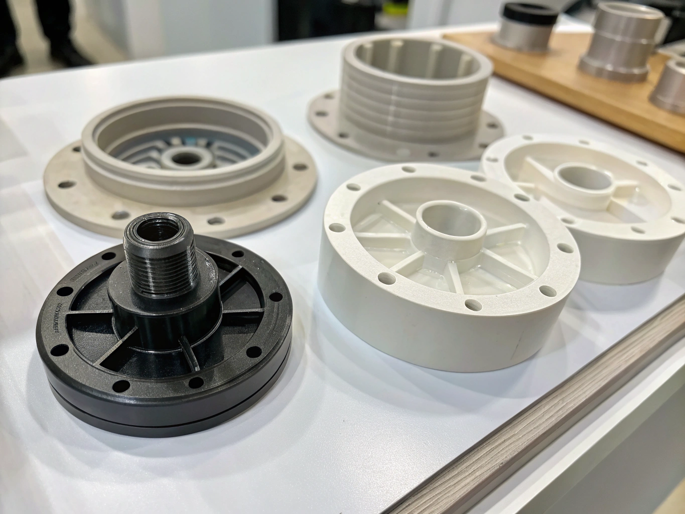 High-precision injection molded PVC figurine with clean parting lines