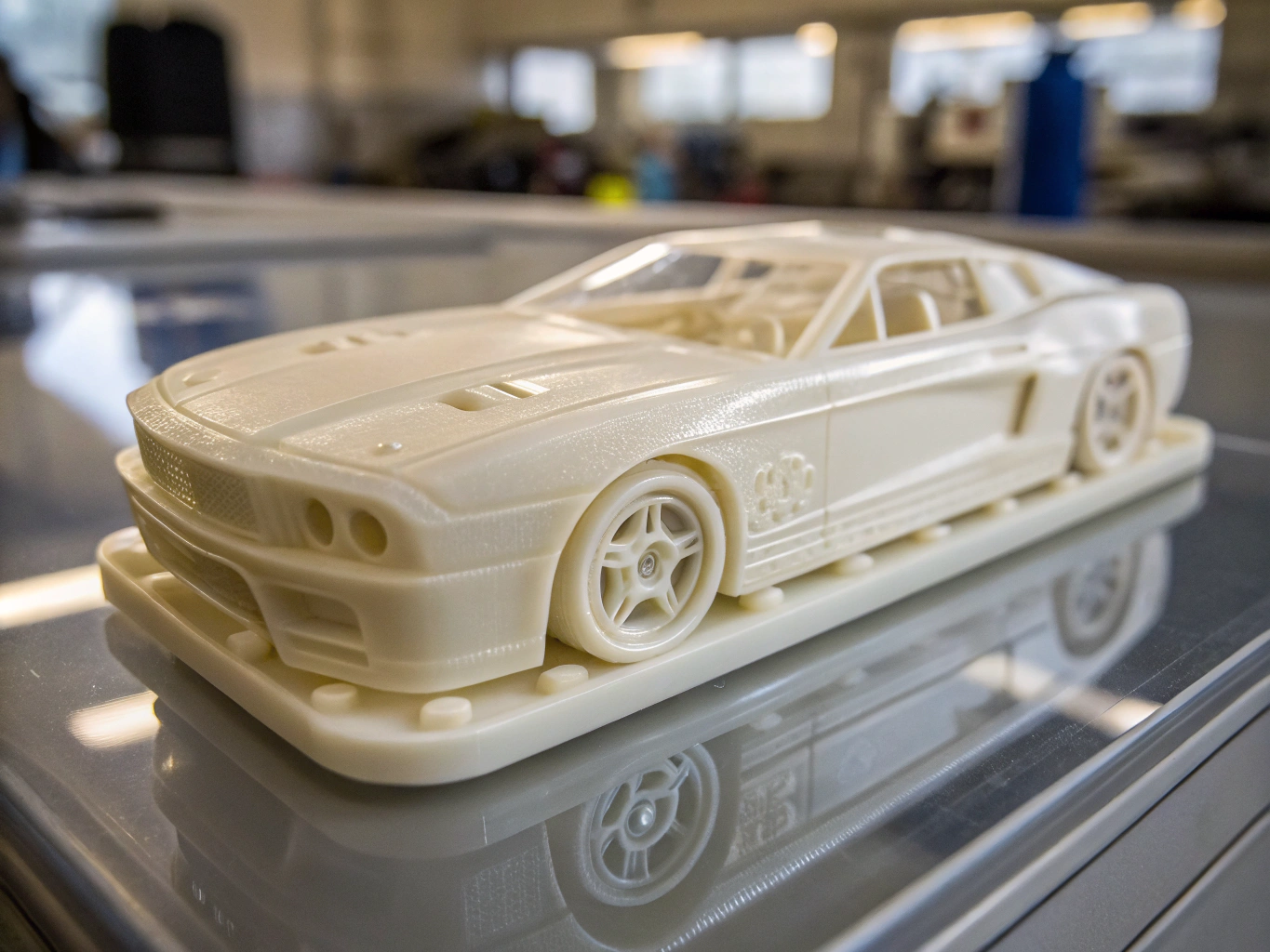 Precision injection molded PVC collectible piece