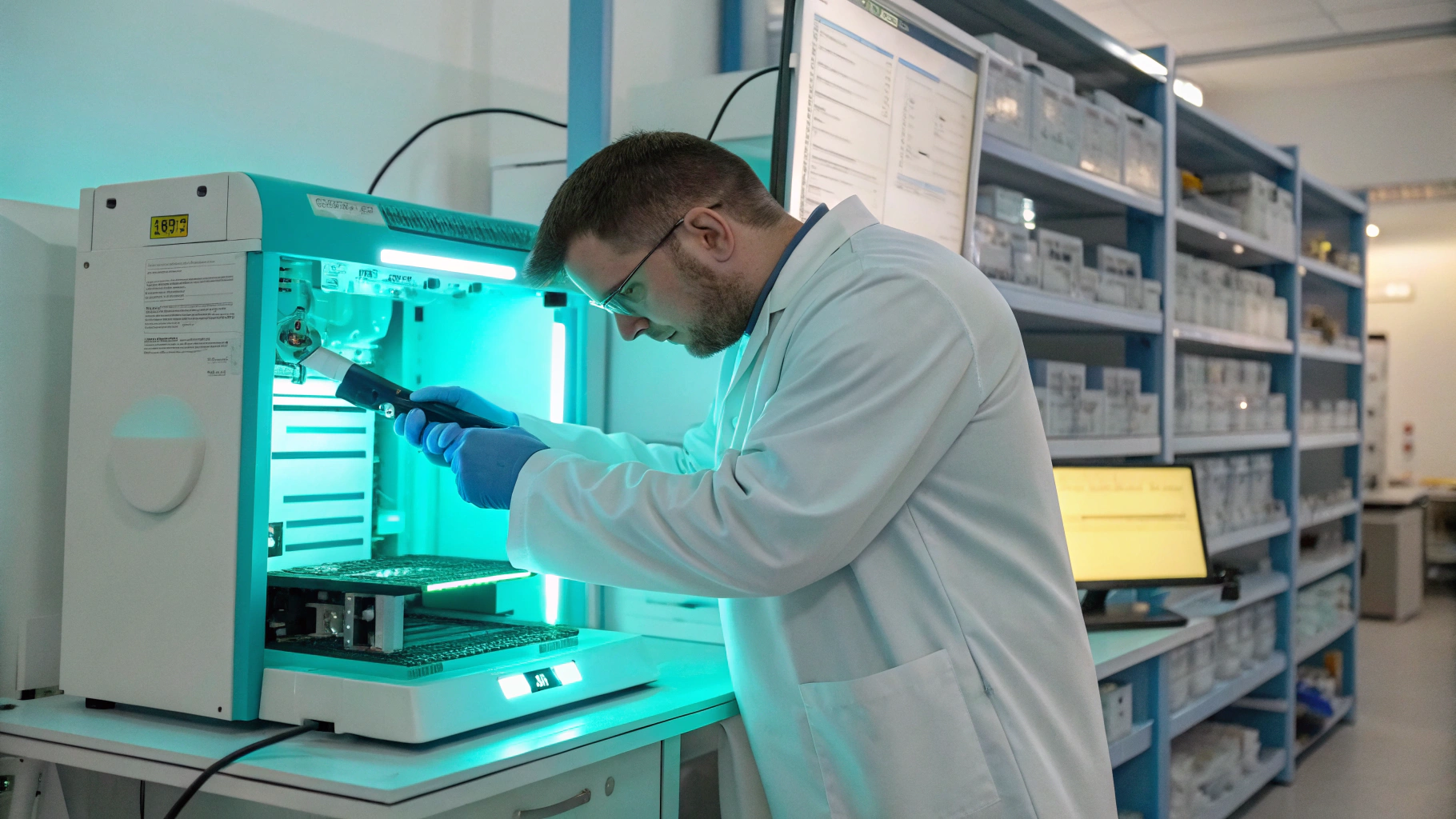 Precision anime figure inspection and laser decal alignment at Hanyang Toy cleanroom